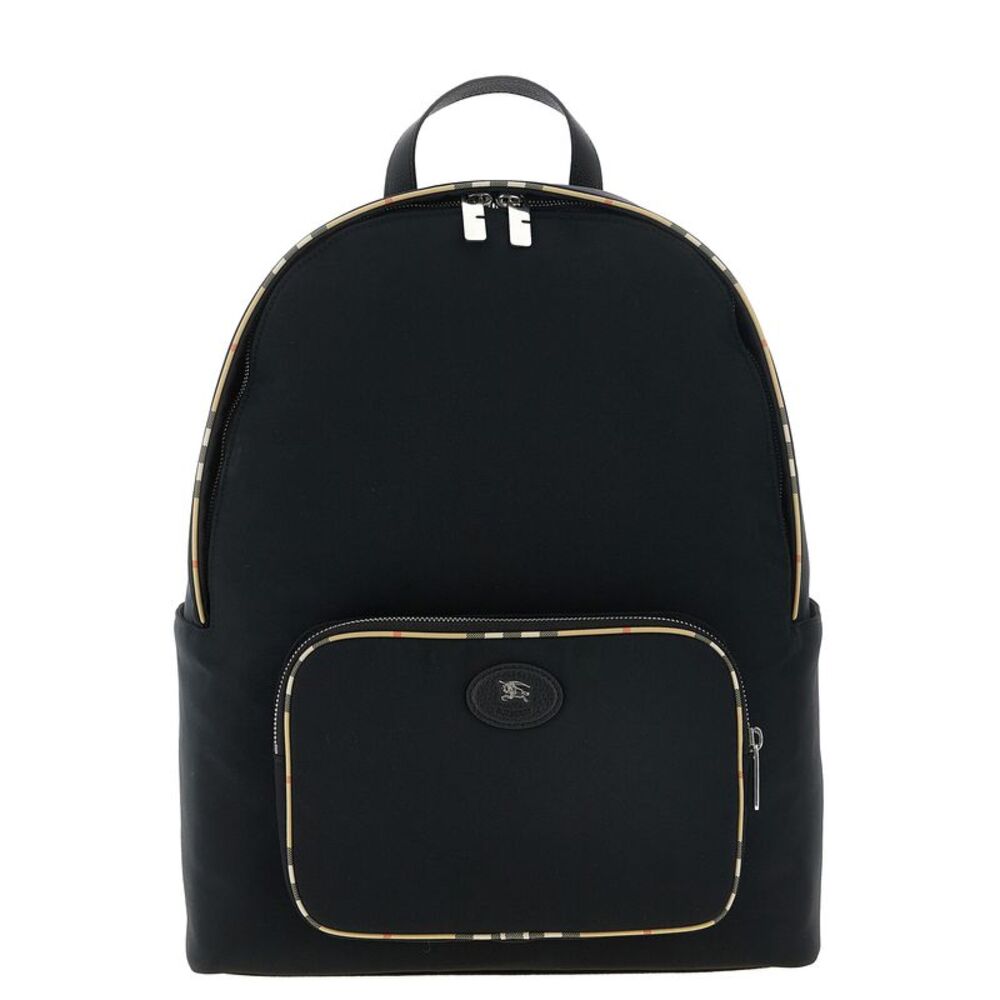 Burberry Black Polyester Men's Backpack